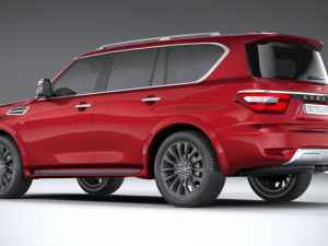 Nissan Armada 2021 3D 模型