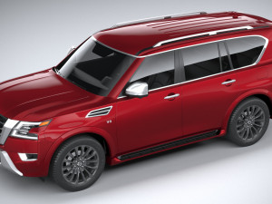 Nissan Armada 2021 3D 模型