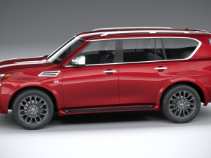 Nissan Armada 2021 3D 模型