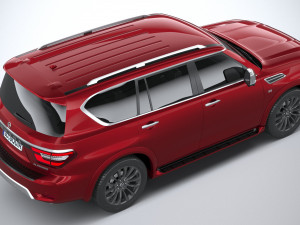 Nissan Armada 2021 3D 模型