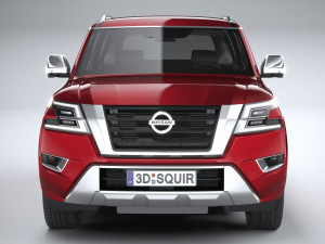 Nissan Armada 2021 3D 模型