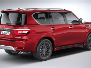Nissan Armada 2021 3D 模型