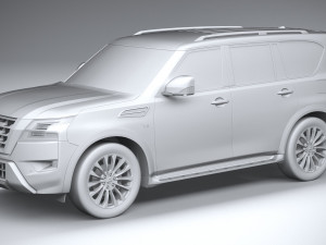 Nissan Armada 2021 3D 模型