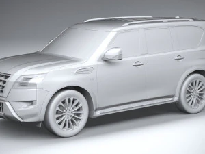 Nissan Armada 2021 3D Model