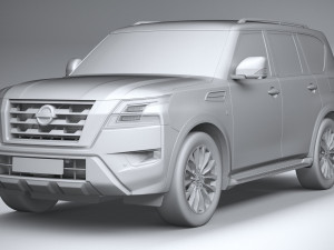 Nissan Armada 2021 3D 模型