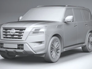 Nissan Armada 2021 3D Model