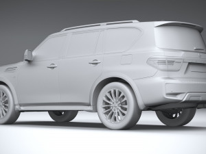 Nissan Armada 2021 3D 模型