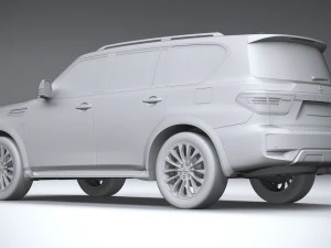 Nissan Armada 2021 3D Model