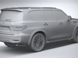 Nissan Armada 2021 3D 模型
