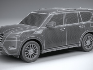 Nissan Armada 2021 3D 模型