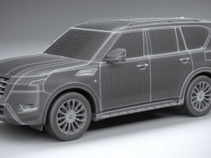 Nissan Armada 2021 3D Model