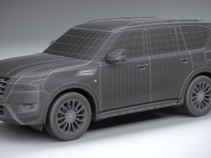 Nissan Armada 2021 3D 模型