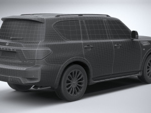 Nissan Armada 2021 3D 模型