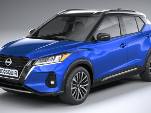 Nissan Kicks 2021 3D Model