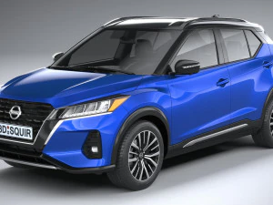 Nissan Kicks 2021 3D Model