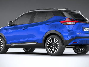 Nissan Kicks 2021 3D Model