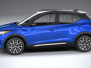 Nissan Kicks 2021 3D Model