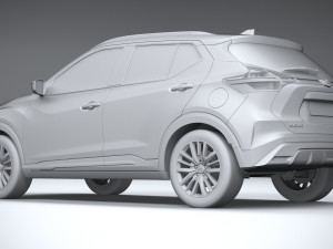 Nissan Kicks 2021 3D Model
