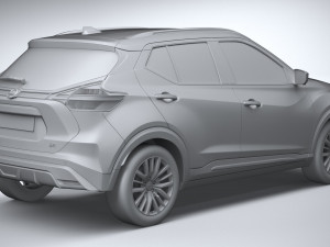 Nissan Kicks 2021 3D Model