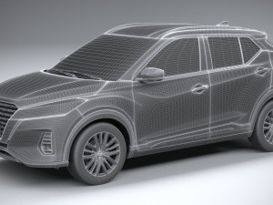Nissan Kicks 2021 3D Model