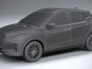 Nissan Kicks 2021 3D Model