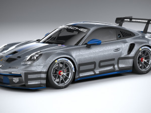 Porsche 911 GT3 Cup 2021 3D Модель