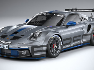 Porsche 911 GT3 Cup 2021 Modèle 3D
