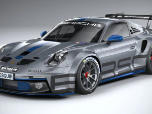 Porsche 911 GT3 Cup 2021 3D Model