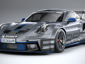 Porsche 911 GT3 Cup 2021 Modèle 3D