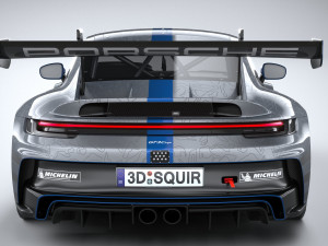 Porsche 911 GT3 Cup 2021 Modèle 3D