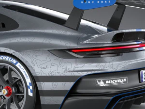 Porsche 911 GT3 Cup 2021 3D Model