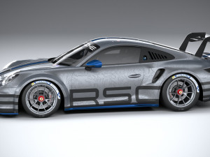 Porsche 911 GT3 Cup 2021 Modèle 3D