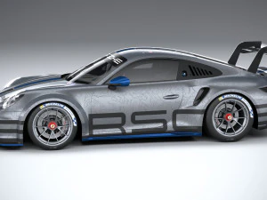 Porsche 911 GT3 Cup 2021 3D Model