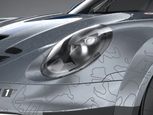 Porsche 911 GT3 Cup 2021 3D Model