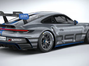 Porsche 911 GT3 Cup 2021 3D Model