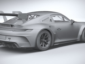Porsche 911 GT3 Cup 2021 Modèle 3D