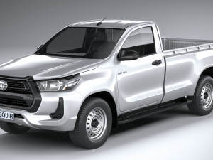 Toyota Hilux Regular Cab 2021 3Dモデル