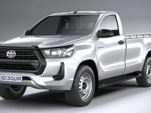 Toyota Hilux Regular Cab 2021 3Dモデル