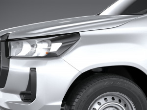 Toyota Hilux Regular Cab 2021 3Dモデル
