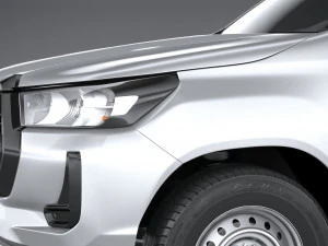 Toyota Hilux Regular Cab 2021 3D Model