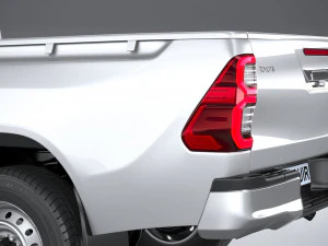 Toyota Hilux Regular Cab 2021 3D Model