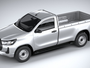 Toyota Hilux Regular Cab 2021 3Dモデル