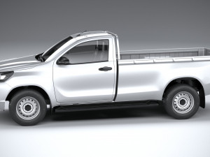 Toyota Hilux Regular Cab 2021 3Dモデル