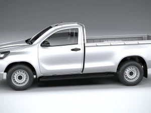 Toyota Hilux Regular Cab 2021 3D Model