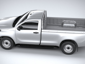 Toyota Hilux Regular Cab 2021 3Dモデル