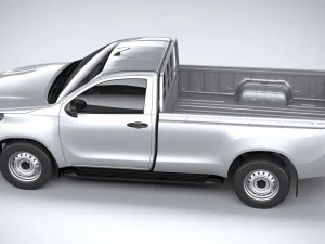 Toyota Hilux Regular Cab 2021 3D Model