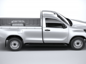 Toyota Hilux Regular Cab 2021 3Dモデル