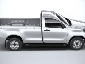Toyota Hilux Regular Cab 2021 3D Model