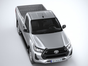 Toyota Hilux Regular Cab 2021 3Dモデル