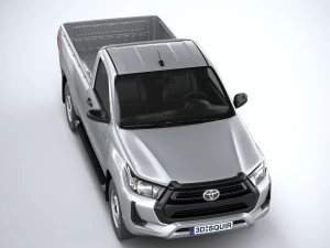 Toyota Hilux Regular Cab 2021 3D Model